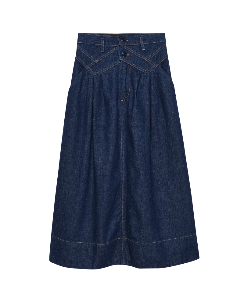 The Field Skirt. -- Rinse Wash - Image 7