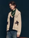 The Horse Lodge Cardigan. -- Cream
