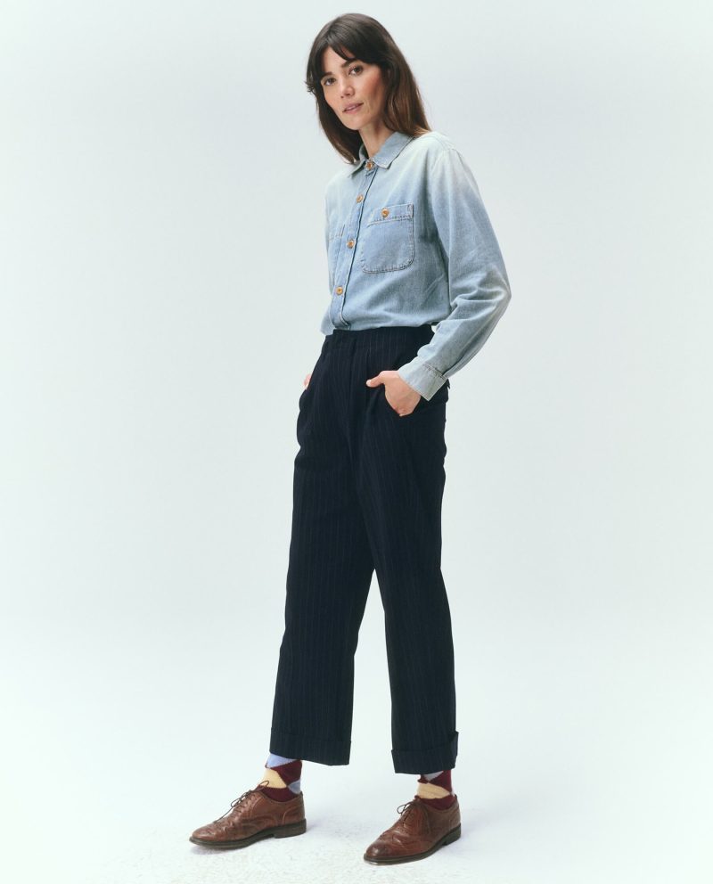 The Harbor Shirt. -- Asphalt Wash - Image 4