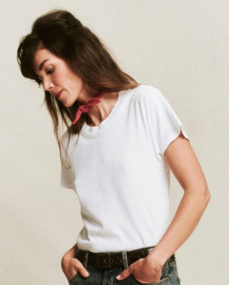 The Slim Tee. Solid -- True White