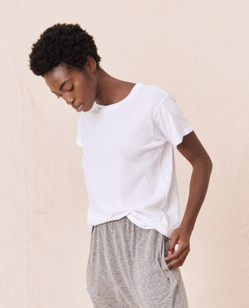 The Slim Tee. Solid -- True White - Image 5
