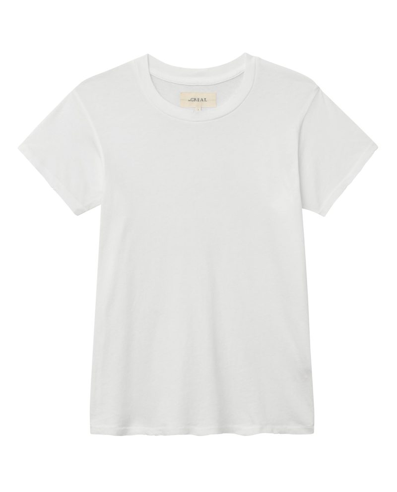 The Slim Tee. Solid -- True White - Image 6